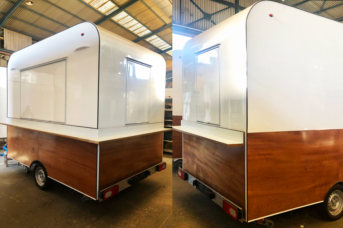 Κατασκευή ρυμουλκούμενης Καντίνας CAHEEBA