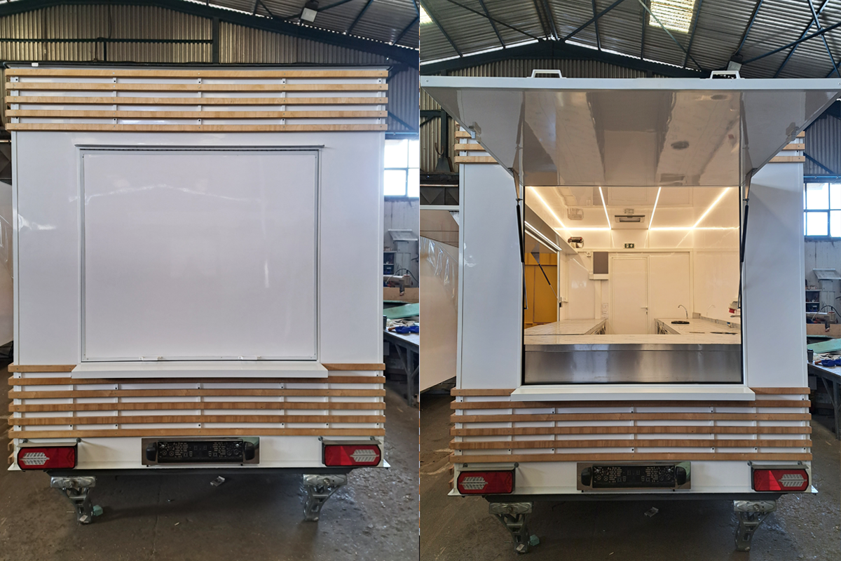 Κατασκευή ρυμουλκούμενης Καντίνας CAHEEBA
