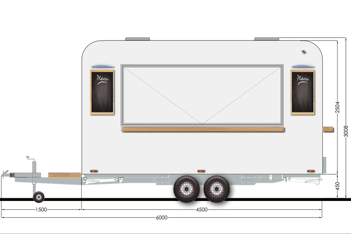 Κατασκευή ρυμουλκούμενης Καντίνας CAHEEBA