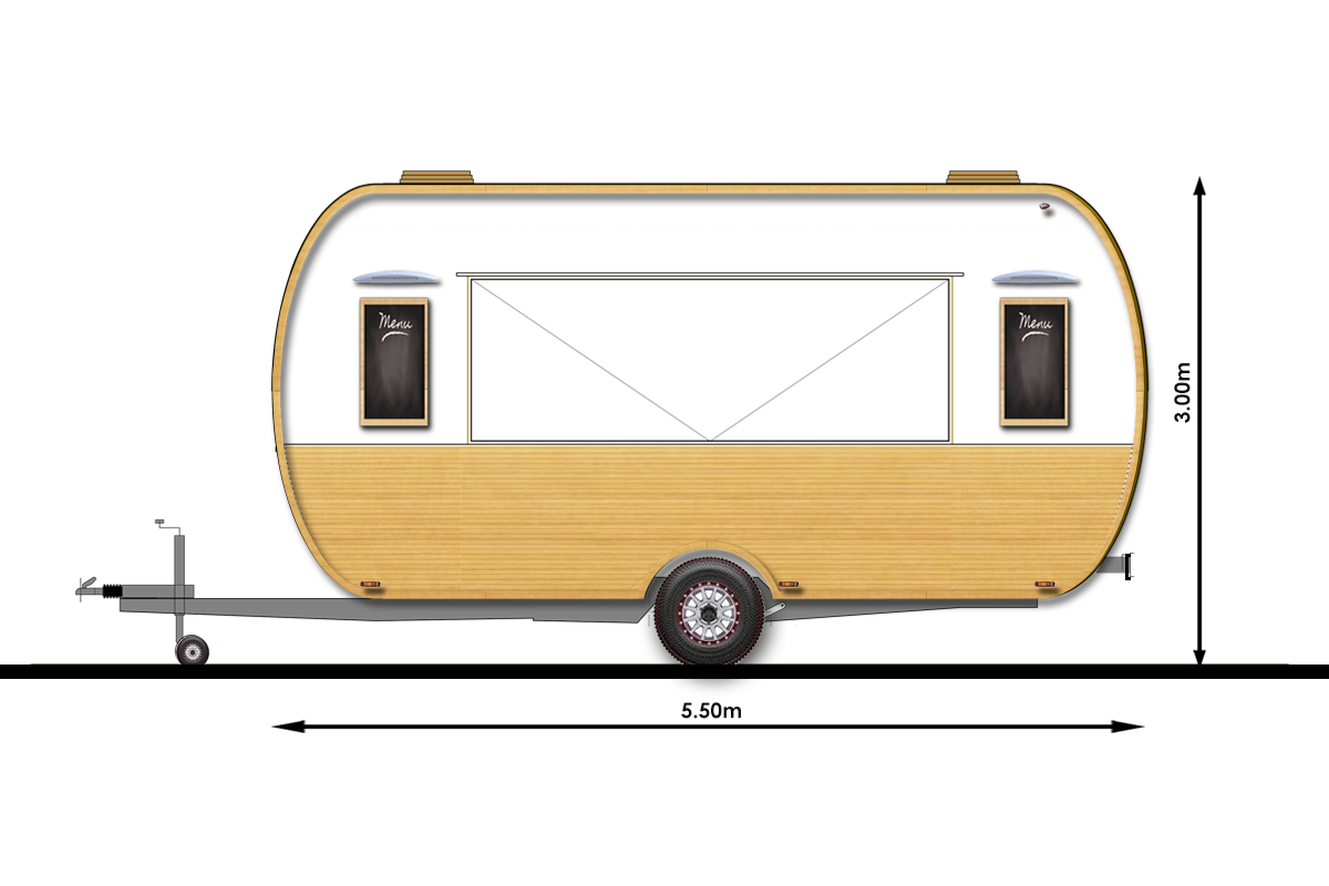 Κατασκευή ρυμουλκούμενης Καντίνας CAHEEBA