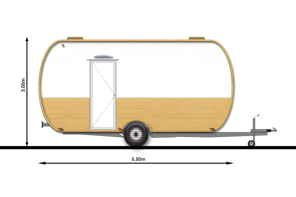 Κατασκευή ρυμουλκούμενης Καντίνας CAHEEBA